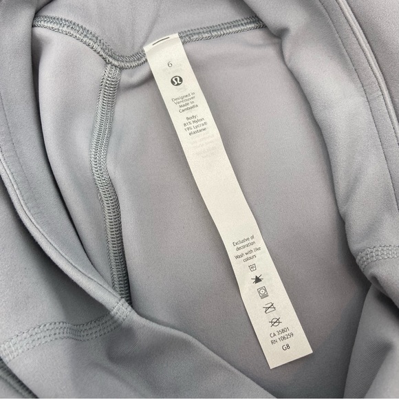 NWT Lululemon Align Wide Leg Super High Rise Crops 23” in Rhino Gray Sz 6 *READ* - Picture 10 of 10